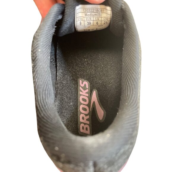 Brooks Launch 7 Womens black ebony running Shoes Sneakers size 8 SKU 8542 - Picture 7 of 13